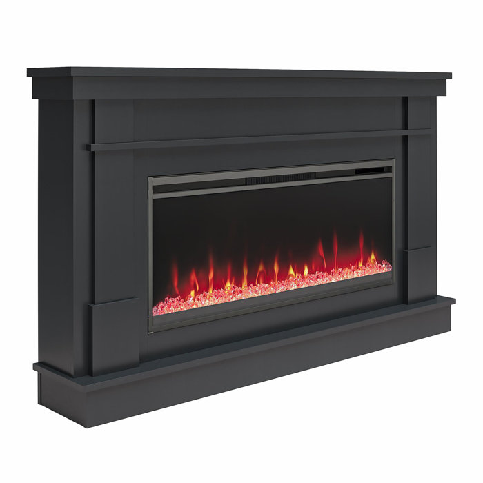 Novogratz Waverly Wide Mantel with Linear Electric Fireplace & Reviews